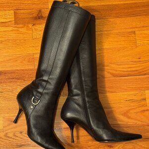 Gucci leather boots.  10B